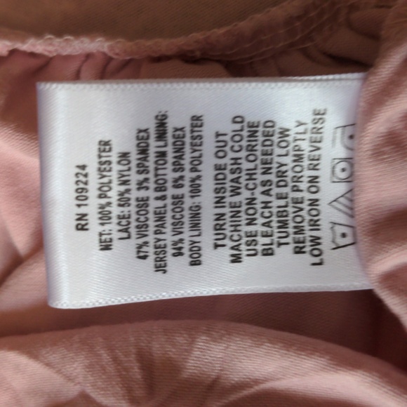 Indigo Soul Pink Lace Top XL - Picture 9 of 9